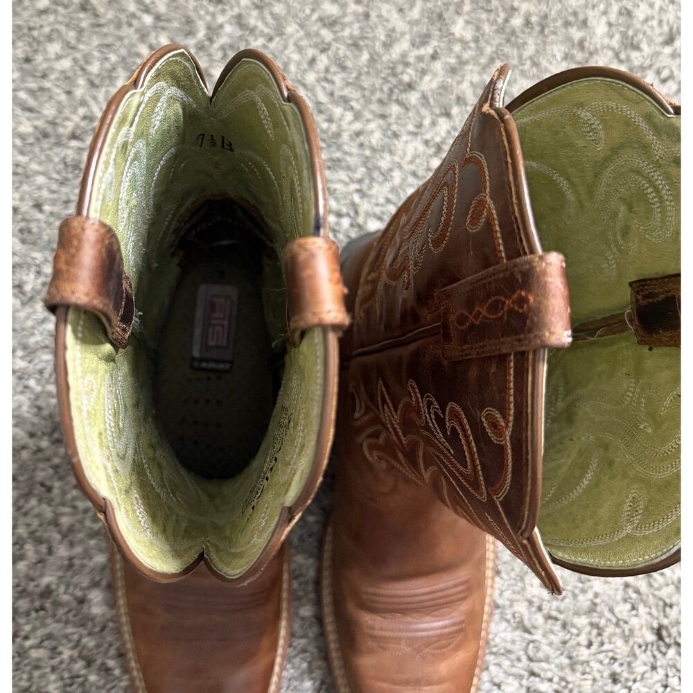 Ariat Boots Brown Cowgirl Size 7.5B - Picture 8 of 11